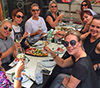 Local Italian dishes and wines